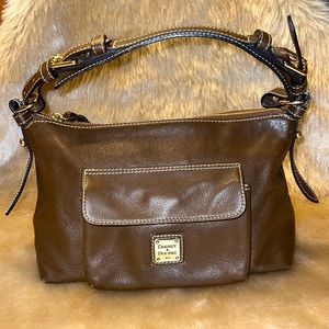 Dooney & Bourke Chocolate Brown Leather Handbag